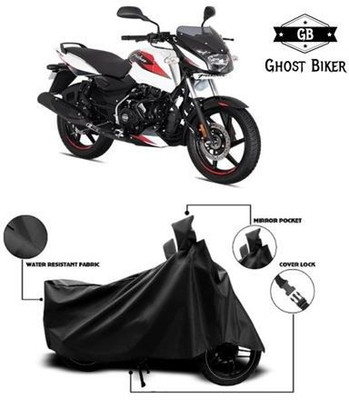 Ghost Biker Two Wheeler Cover for Bajaj(Pulsar 150, Black)
