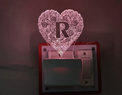 Red Robin Step Light Wall Lamp With Bulb