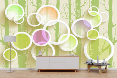 Guru Production Vinyl Decorative Multicolor Wallpaper(L x W: 304 cm x 40 cm)