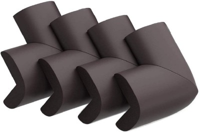 PuthaK 4 PCS Corner Guards, Baby Safety Corner Protectors, Corner Proofing Edge Protector Safe Corner Cushion for Table, Stair, Cabinet, Countertop(Brown)