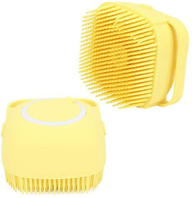 TEDRED silicon Back bath body brush with shampoo dispenser