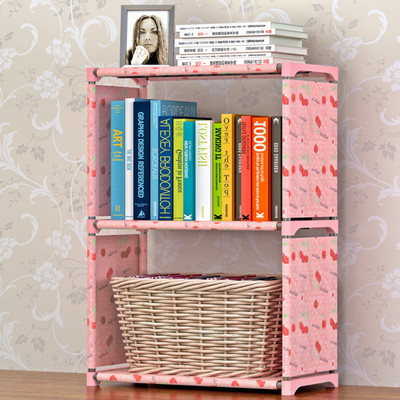 Flipkart Perfect Homes Studio Metal Open Book Shelf(Finish Color - Lucky Cherry, DIY(Do-It-Yourself))