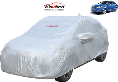 Kavach Car Cover For Tata Zest Revotron 1.2T XM Petrol (With Mirror Pockets)(Silver)