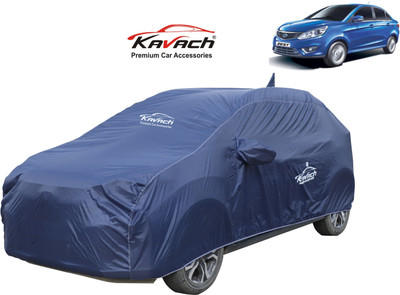 Kavach Car Cover For Tata Zest Revotron 1.2 XT Petrol (With Mirror Pockets)(Blue)