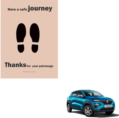 SEMAPHORE Paper Disposable Paper Mat For  Renault Kwid(Brown)