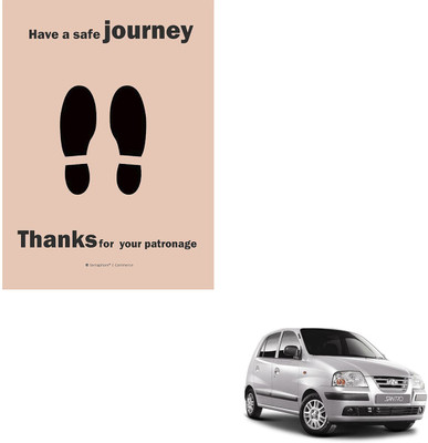 SEMAPHORE Paper Disposable Paper Mat For  Hyundai Santro Xing(Brown)