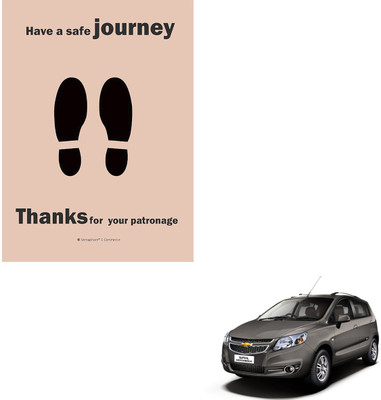 SEMAPHORE Paper Disposable Paper Mat For  Chevrolet Sail Hatchback(Brown)