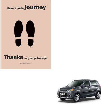SEMAPHORE Paper Disposable Paper Mat For  Maruti Alto 800(Brown)