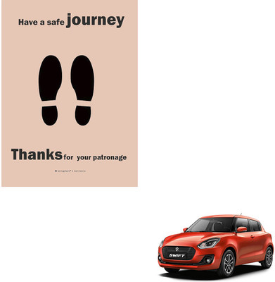 SEMAPHORE Paper Disposable Paper Mat For  Maruti Swift(Brown)