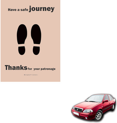 SEMAPHORE Paper Disposable Paper Mat For  Maruti Esteem(Brown)