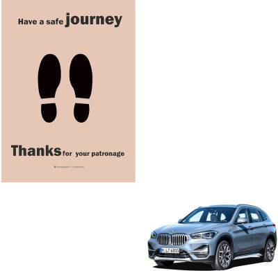 SEMAPHORE Paper Disposable Paper Mat For  BMW X1(Brown)