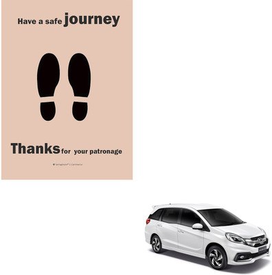 SEMAPHORE Paper Disposable Paper Mat For  Honda Mobilio(Brown)