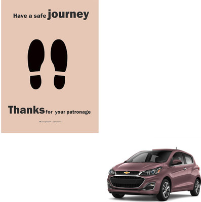 SEMAPHORE Paper Disposable Paper Mat For  Chevrolet Spark(Brown)