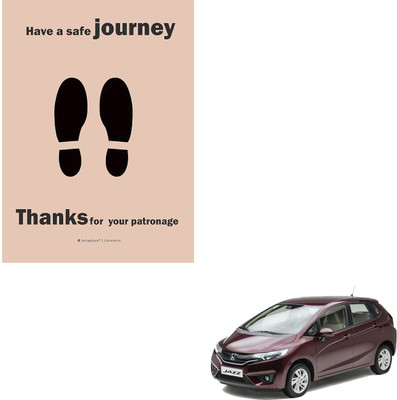 SEMAPHORE Paper Disposable Paper Mat For  Honda Jazz(Brown)