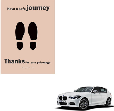 SEMAPHORE Paper Disposable Paper Mat For  BMW 1 Series(Brown)