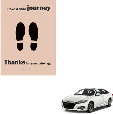 SEMAPHORE Paper Disposable Paper Mat For  Honda Accord(Brown)