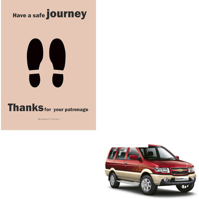 SEMAPHORE Paper Disposable Paper Mat For  Chevrolet Tavera(Brown)