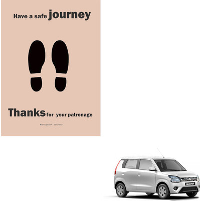 SEMAPHORE Paper Disposable Paper Mat For  Maruti WagonR(Brown)
