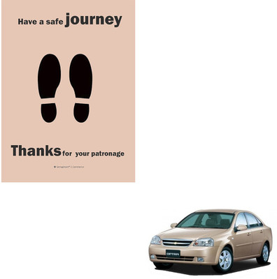 SEMAPHORE Paper Disposable Paper Mat For  Chevrolet Optra(Brown)