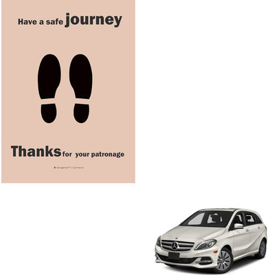 SEMAPHORE Paper Disposable Paper Mat For  Mercedes Benz B-Class(Brown)