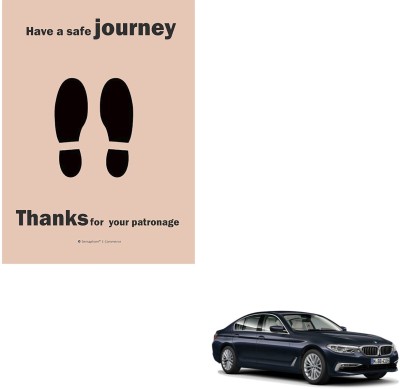 SEMAPHORE Paper Disposable Paper Mat For  BMW 5 Series(Brown)