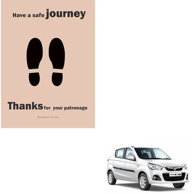 SEMAPHORE Paper Disposable Paper Mat For  Maruti Alto K10(Brown)