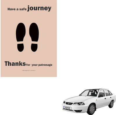 SEMAPHORE Paper Disposable Paper Mat For  Daewoo Cielo(Brown)
