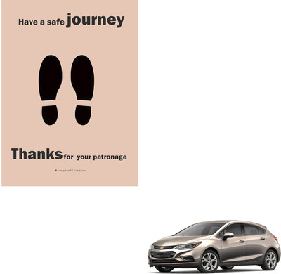 SEMAPHORE Paper Disposable Paper Mat For  Chevrolet Cruze(Brown)