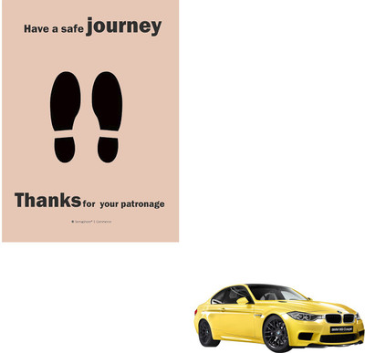SEMAPHORE Paper Disposable Paper Mat For  BMW 3 Series(Brown)