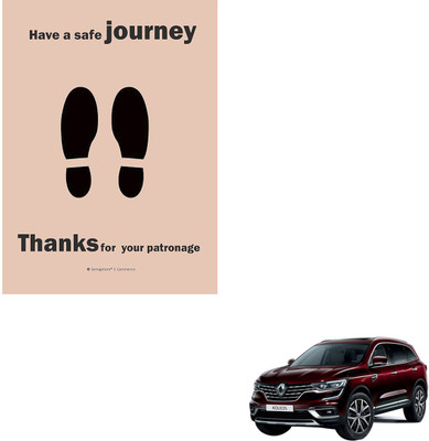 SEMAPHORE Paper Disposable Paper Mat For  Renault Koleos(Brown)