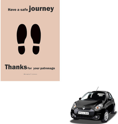 SEMAPHORE Paper Disposable Paper Mat For  Renault Pulse(Brown)