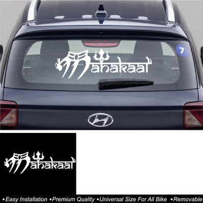 WRAPPING MANIA Sticker & Decal for Car(White)