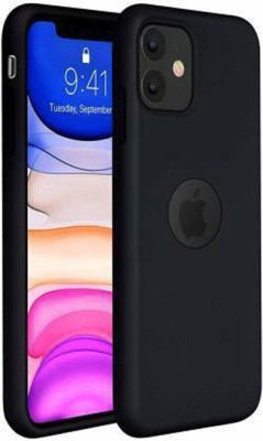 Mozo Back Cover for Apple Iphone 11(Black, Silicon, Pack of: 1)