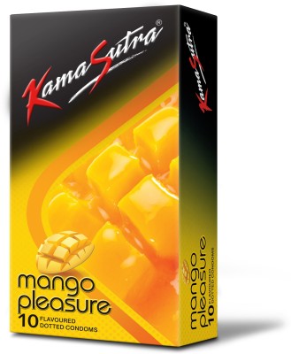 Kamasutra Mango Pleasure Flavoured Condoms Condom(10 Sheets)