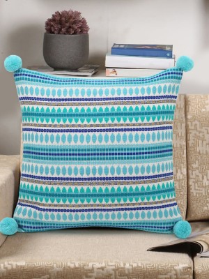 Mezposh Jacquard Cushions Cover(40 cm*40 cm, Multicolor)