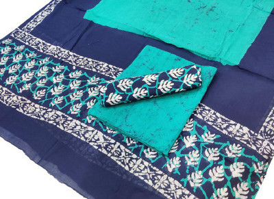 NISHIRE Cotton Blend Colorblock Salwar Suit Material