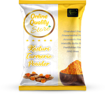 Online Quality Store Kasturi Haldi Powder Combo for Hair and Face_100(100 g)