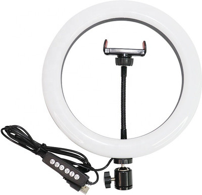 Wrapo RGB 10 Inch Ring Light Ring Flash(White)