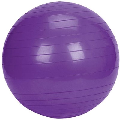 Fitguru EXERCISE BALL 85 CMS PURPLE WITH FOOT PUMP Gym Ball(With Pump)