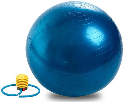 Fitguru FITGURU EXERCISE BALL 55 CM BLUE Gym Ball(With Pump)