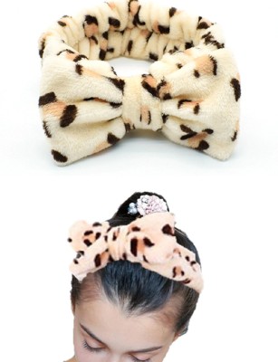 Proplady Stylish Super Soft Fur Tiger Print Head Band Hair Band for Girls & Women |Facial Makeup Head Wrap Head Band(Multicolor)