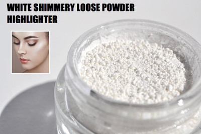 ADJD finish Silver water proof white loose powder highlighter(Silver)