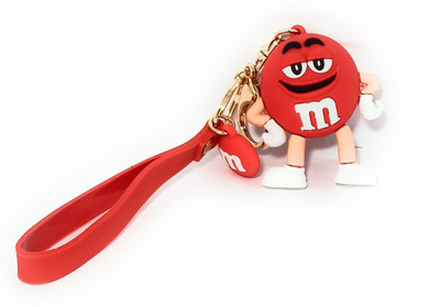 Auspice M & M Chocolate Figure with Strap Key Chain