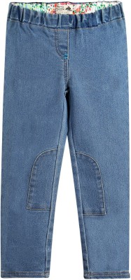 Cherry Crumble Jegging For Baby Girls(Blue, Pack of 1)