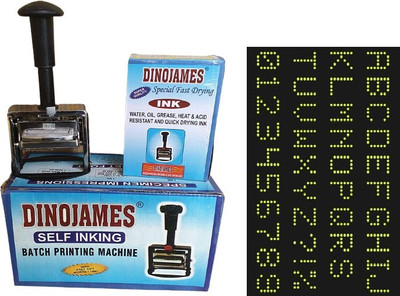 dinojames Batch Coding/printing Machine (Latter dot-metrix) Label Stamping Machine(Manual)
