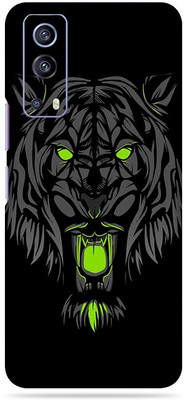 OggyBaba vivo z3 5g Mobile Skin(Green Tiger Skin Matte Finish)