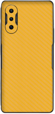Orgic India Poco F3 GT Mobile Skin(Carbon Yellow)