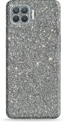 BUGGU OPPO F17 PRO, oppo f17 pro Mobile Skin(Ultra Super Grey Glitter With High Matte Finish., Mobile Skin (Back+Side+Camera))
