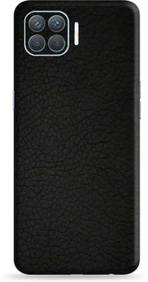 LAMHA OPPO F17 Pro Mobile Skin(Ultra Super Black Leather Skin With High Mattte Finish.)