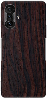 Orgic India Poco F3 GT Mobile Skin(Dark Wood)
